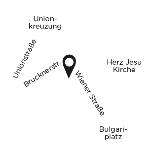 Karte Augenärztin Dr. Pedak Susanne im Zentrum von Linz